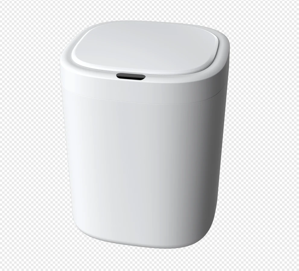 ABS plastic Touchless Smart Motion Sensor Trash Can with Lid Small Slim Electric for Bedroom Living Room Office