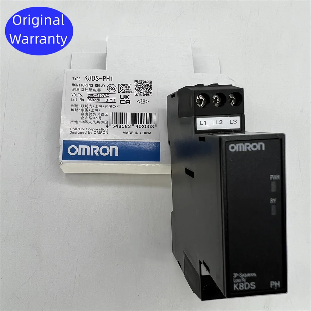 Трехфазный чередования фаз обрыва фазы реле K8DS-PH1 реле контроля