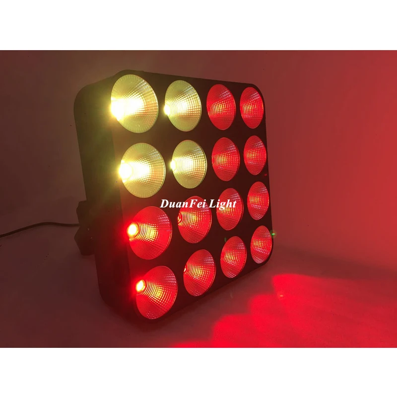 disco led lights blinder lyre beam stage rgb cob led matrix 4x4 30w dmx matrix led light