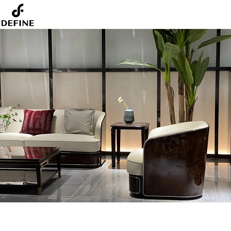 European living room chairs leisure two seat sofa unique designer italy leather sofa 2021