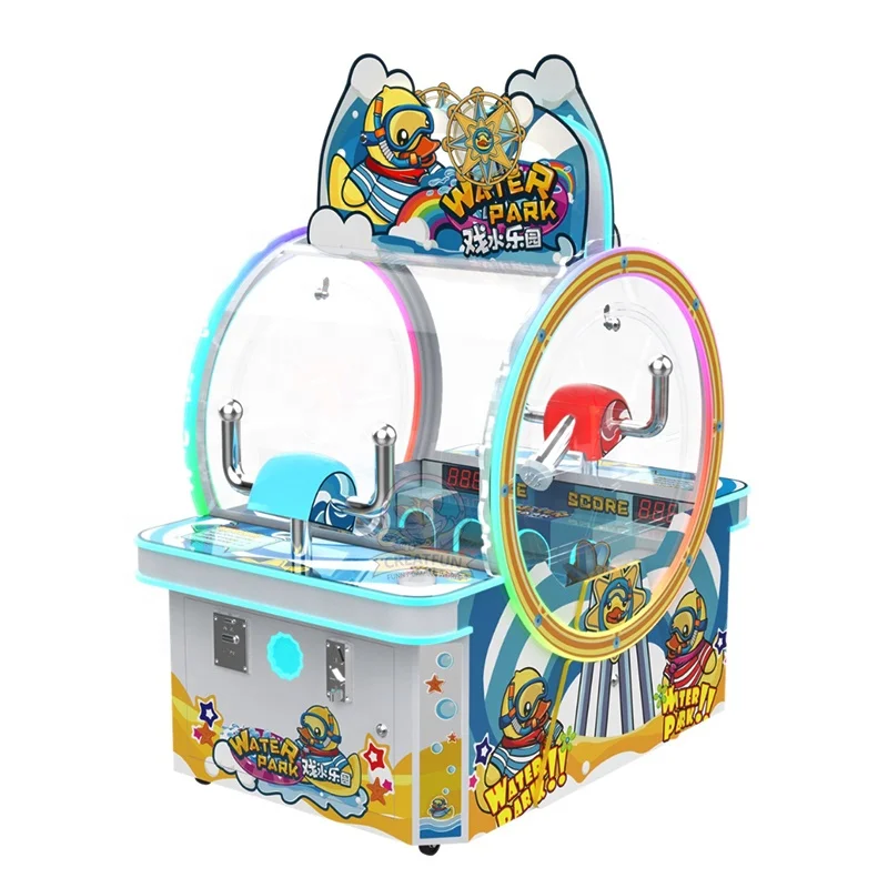 Coin-Operated Duck Shooting Game Machine Water Park Arcade Simulator for Kids Aged 3 6 8 Years EU Plug