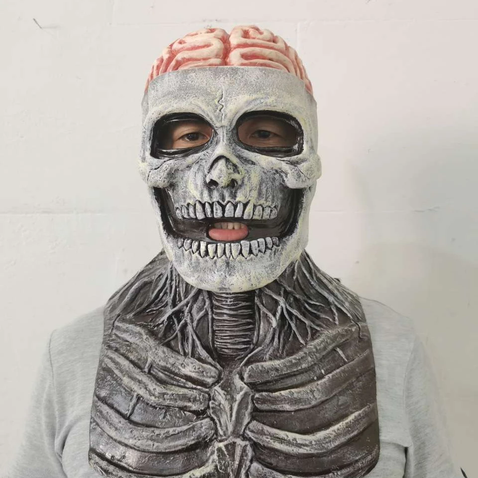 Superwin 2022 Amazon Hot Sale Halloween Mask Scary Head Cover Funny Scary Scream Latex Mask Halloweenl Masks