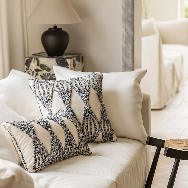 Bohemian pillow simple Scandinavian tufted cushion window decorative pillow cover decorative cushion