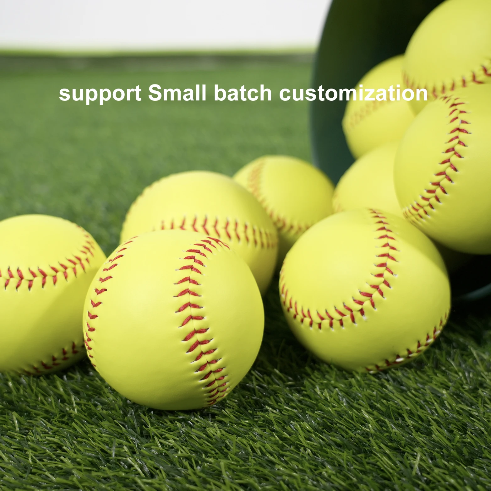 Heavy Duty Youth Pitch Training Practice Cork Core Sponge Center Softball Balls 12 Inch