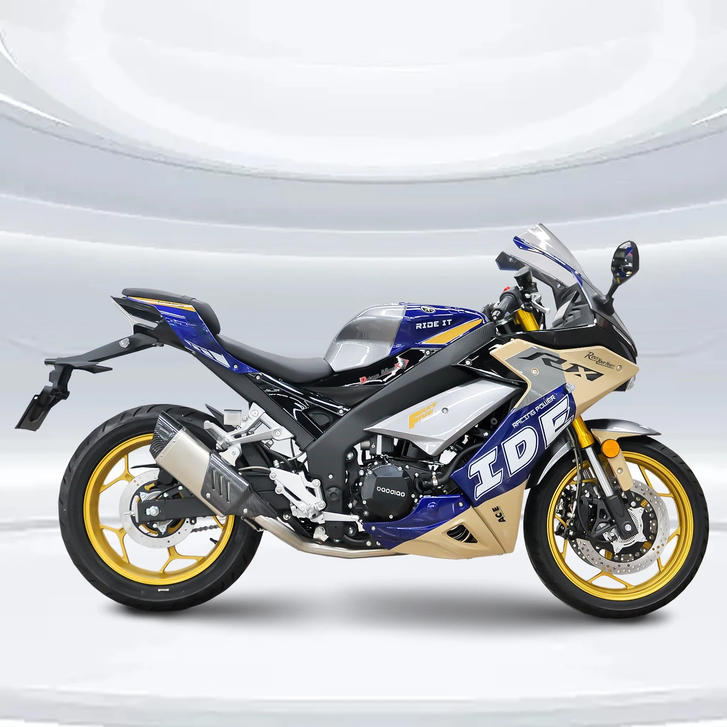 Hot Selling R1 250CC Good Performance Air-Cooled Motorcycle EFI ABS Brushless 4-Stroke Engine gasoline Fuel