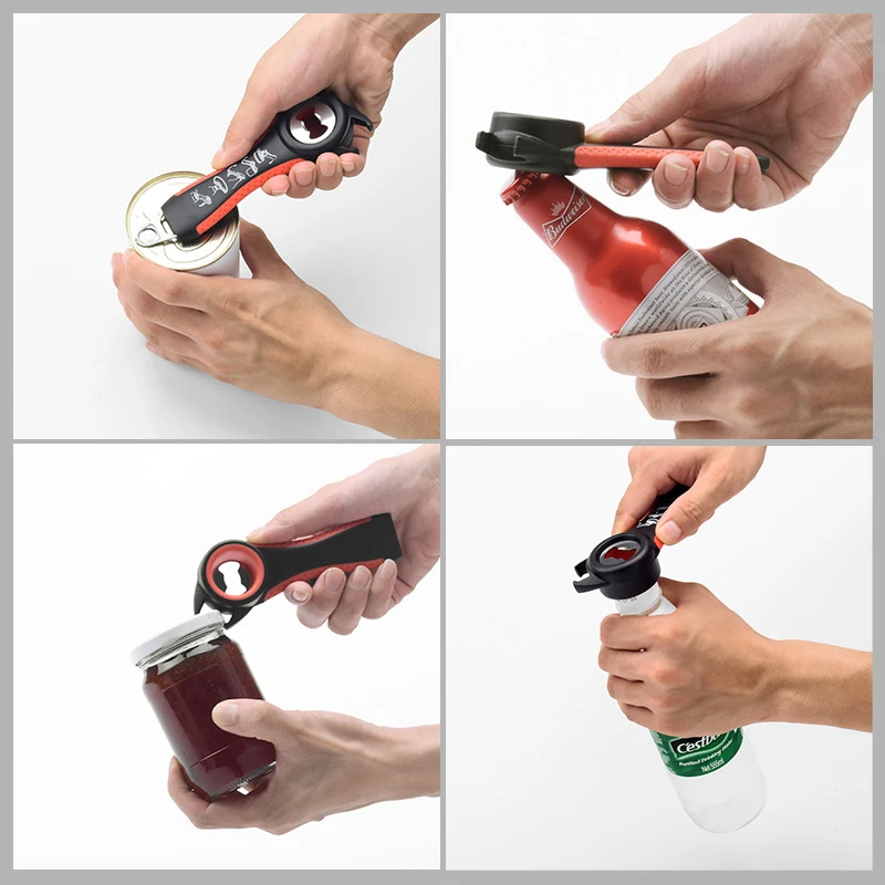 Top Seller Product Kitchen Accessories Gadgets 5 in 1 Bottle Can Opener