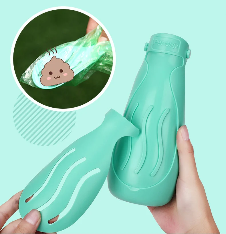 Foldable Collapsible Dog Cat Drinking Dispenser Travel Outdoor Automatic Portable Plastic Feeder Food Drink Pet Water Bottle