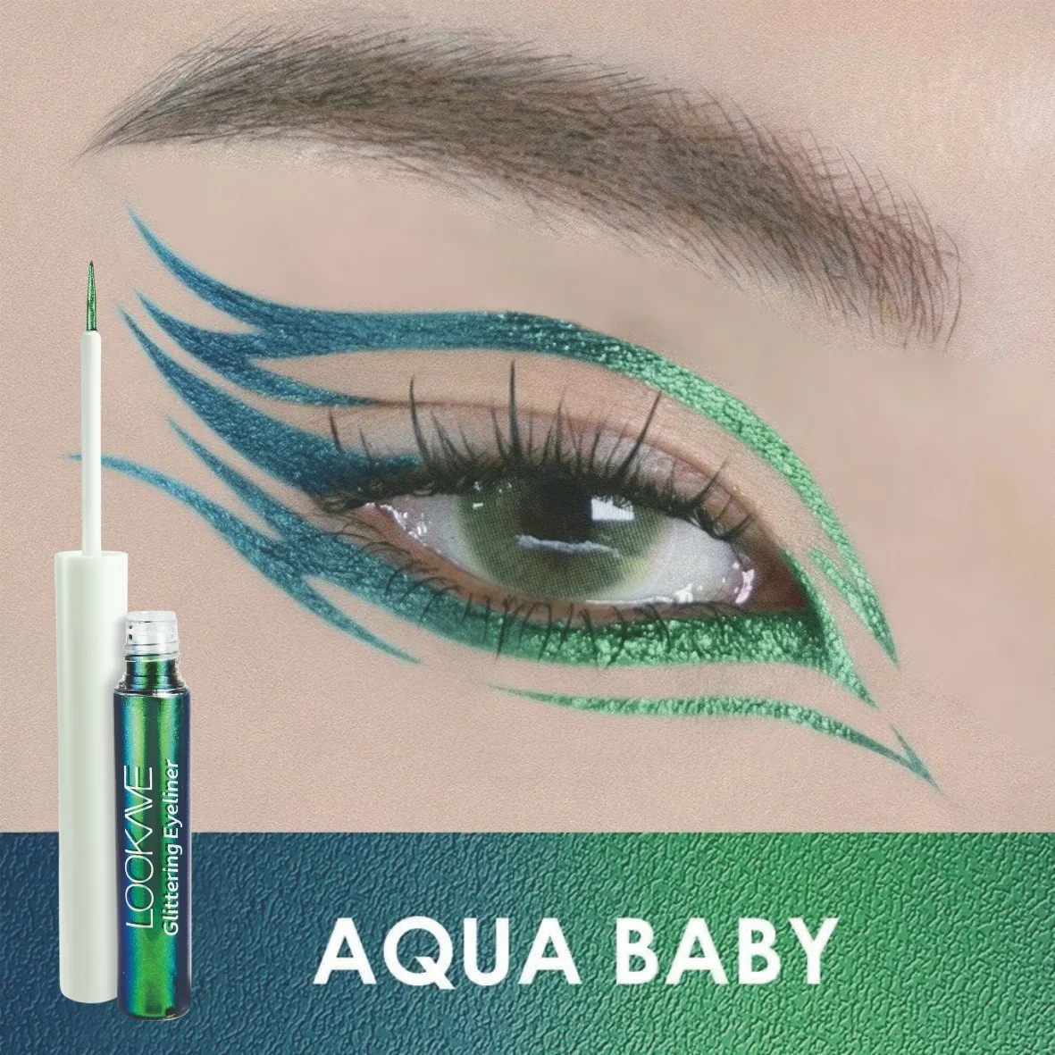Chameleon Eyeliner Optical Color Change eye shadow waterproof color  Shiny Eyeliner makeup