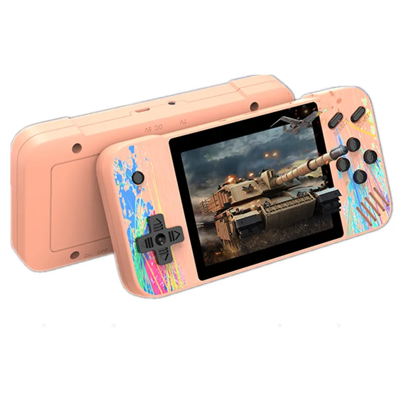 New G3 Game Console High Resolution Long Standby Time Ergonomic Nostalgic AV Output Handheld Gaming Player for Kids