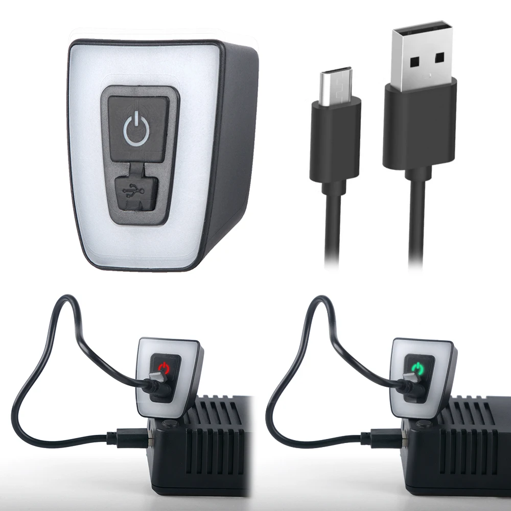 Горный велосипед свет ночью подзарядка через USB светодиодный шлем предупредительный световой сигнал безопасности Велоспорт задний фонарь для велосипеда с возможностью перезарядки