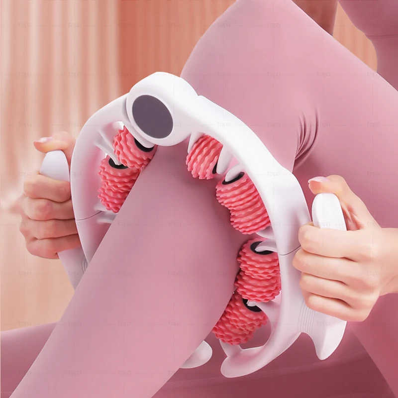 New Yoga Accessories Calf Clamp Muscle Roller Annular U Shape For Relax T rigger Point Massage Roller Stick Leg Massager