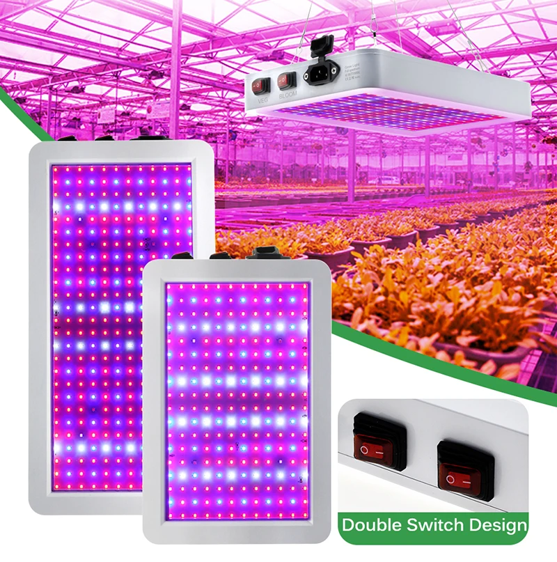 King LED Grow Light 2000W 3000W Waterproof Phytolamp Full Spectrum Indoor Veg Bloom Plant Growing Lamps