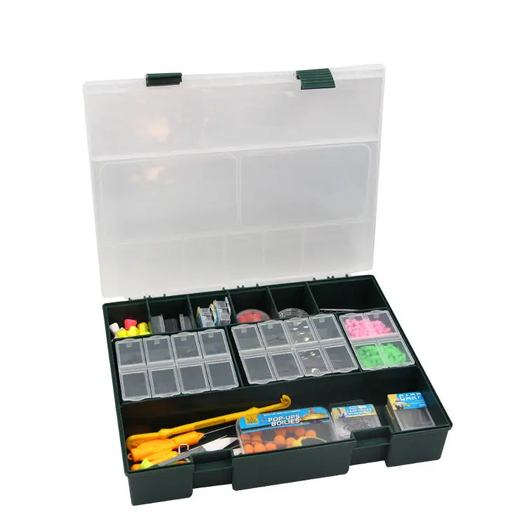Selco high quality multi-function carp fishing tackle box with 6 small boxes carp box