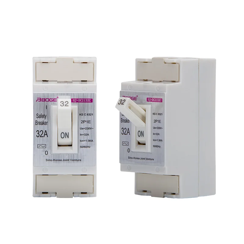 BOGE 25A 2P1E AC230 1.5KA White ACB Urea Copper air circuit breaker