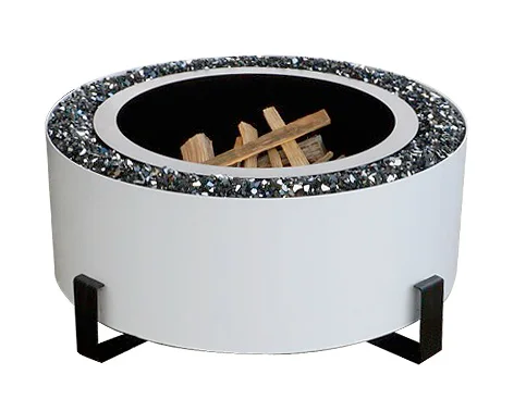 Smokeless Fire Pit Stainless Steel Stove with Grill