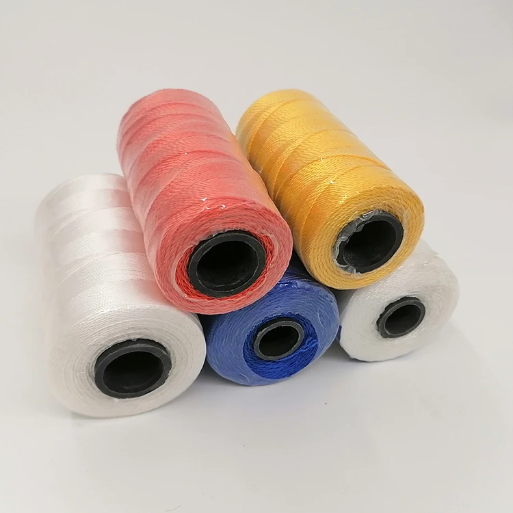 China Manufacturer Fishing Muliti Twine With 210D/30PLY Black Color Nylon Fishing Net Twines For Marine Industry