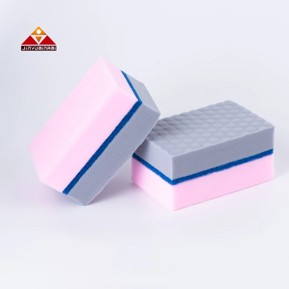 JYM-0262 порошковый голубой серый композитный волшебный дезактивирующий компрессионный чистящий нано-губчатый ластик для бытовой чистки