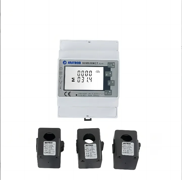 Three 3 Phase Growatt Smart Electricity Meter Digital LCD Display Household Smart Meter Electric Energy Meter