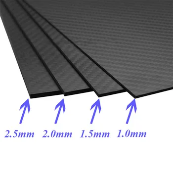 Wholesale High Strength 100% 3k Carbon Fiber Plain Weave Glossy Or Matte Carbon Sheet