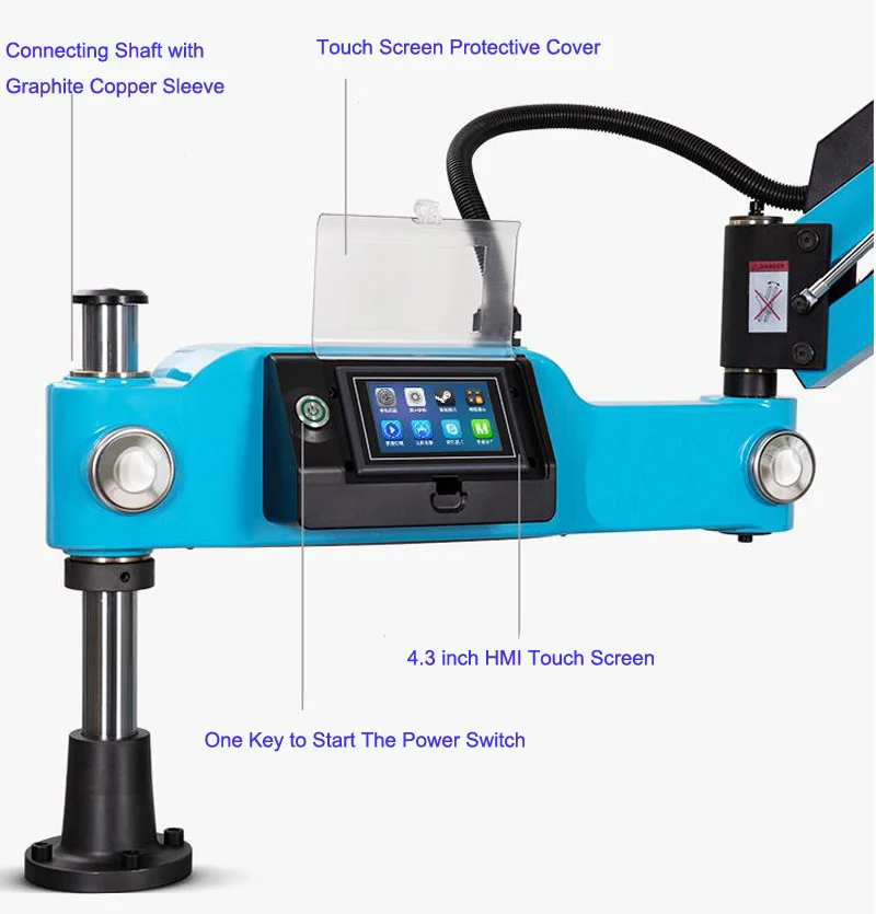 High Quality Customized Convenient Cnc Lathe Tapping Machine for Electrical tool Set Magnetic Drilling And Tapping Machine Chuck