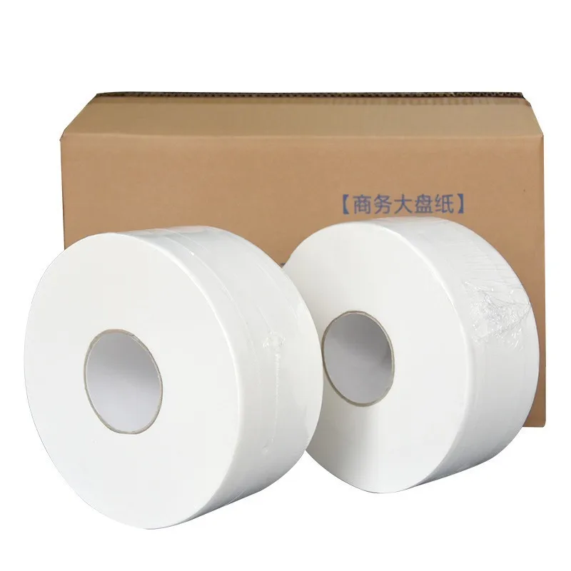 Factory Oem Odm 2 Ply Virgin Pulp Tissue Paper Jumbo Roll Toilet