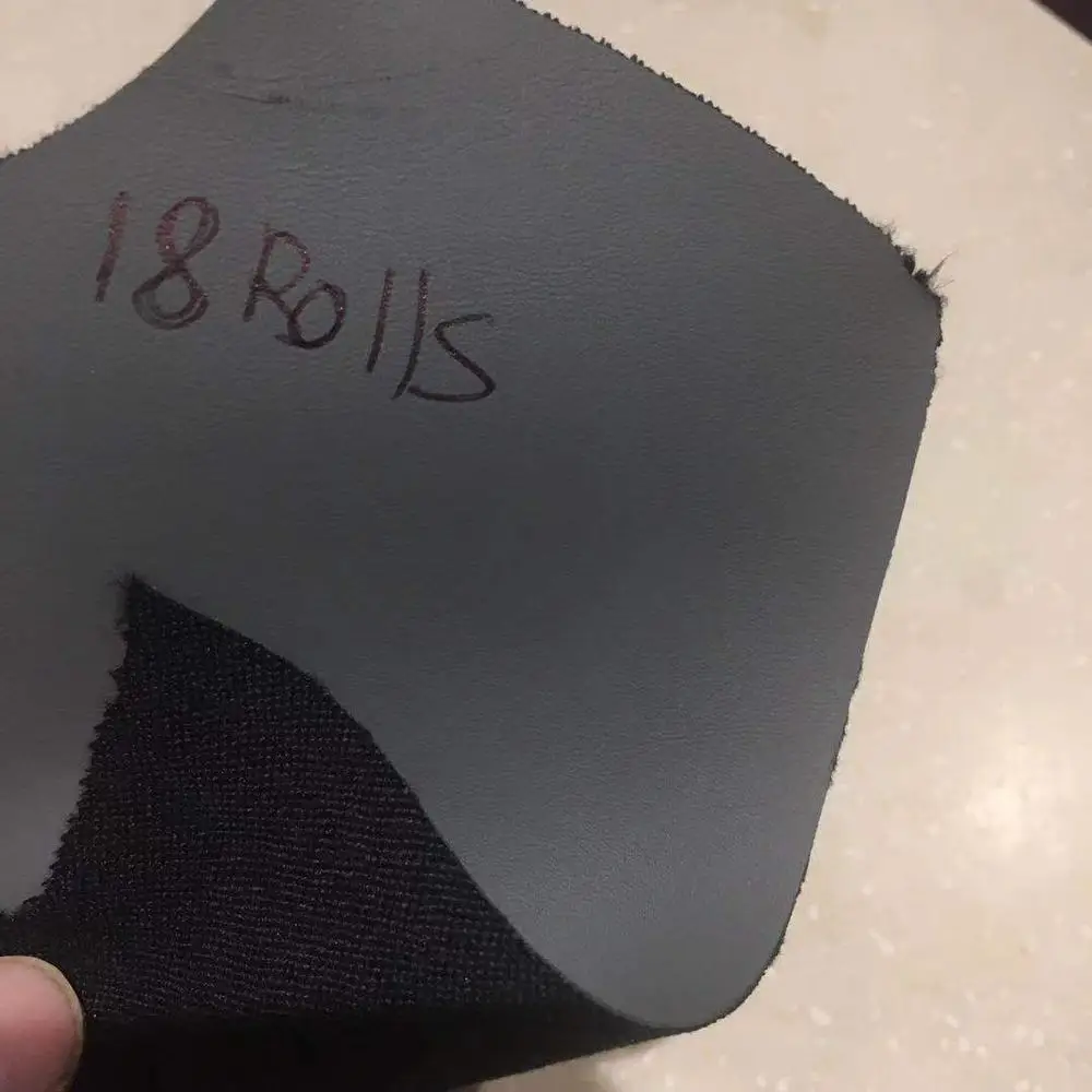 Hot selling Stock lot of PU artificial leather for shoes