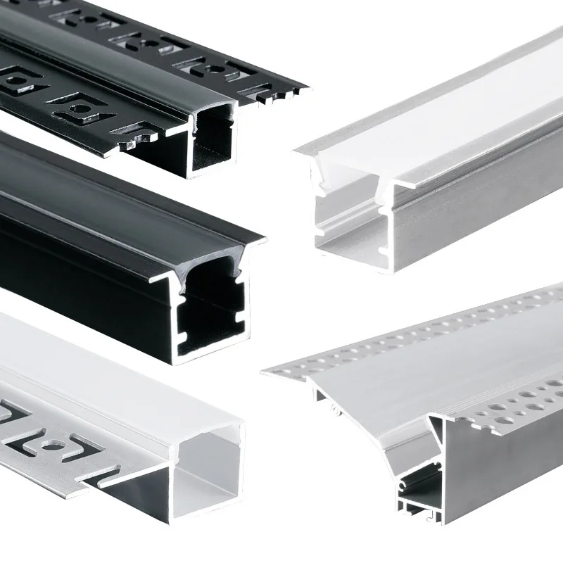 Indoor Outdoor Business Office Aluminum Profile LED Strip Light Surface Mounted Ceiling Side Mounted Embedded LED Strip Light
