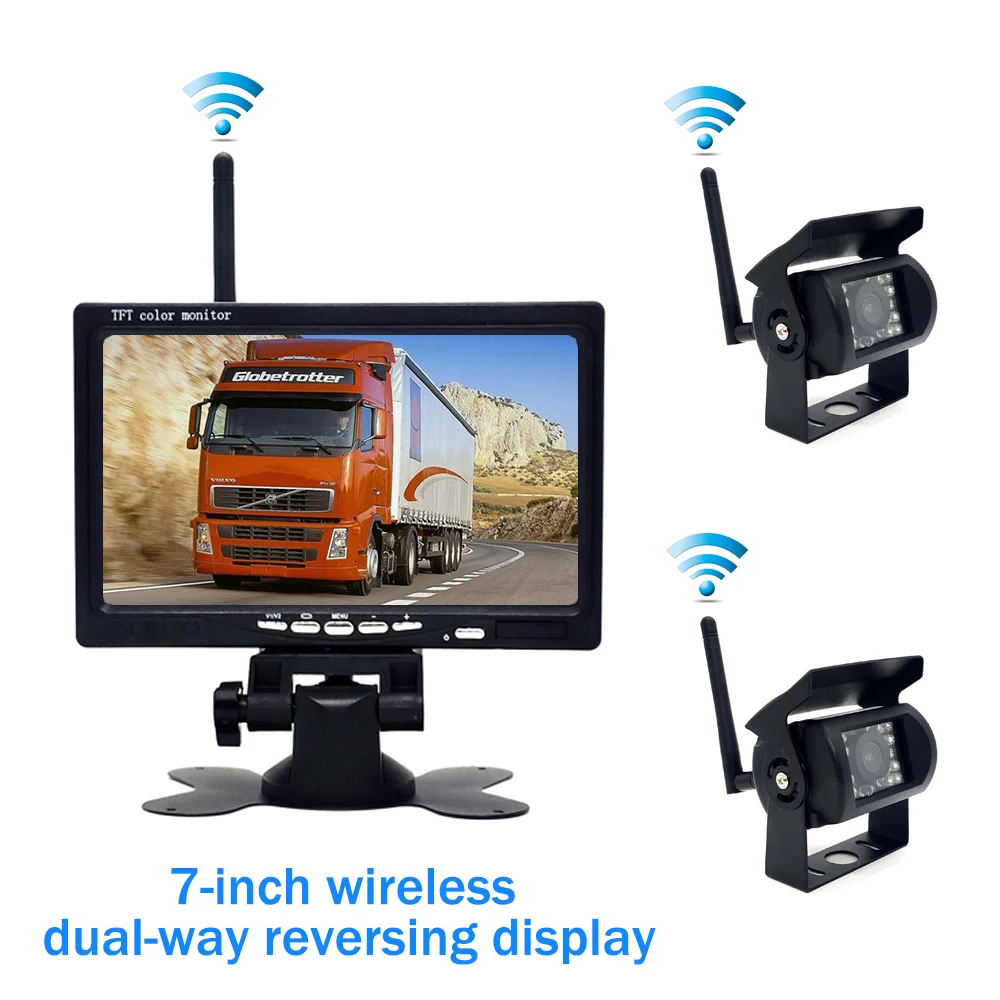 High-quality wireless link reverse display 7-inch wireless single-channel display