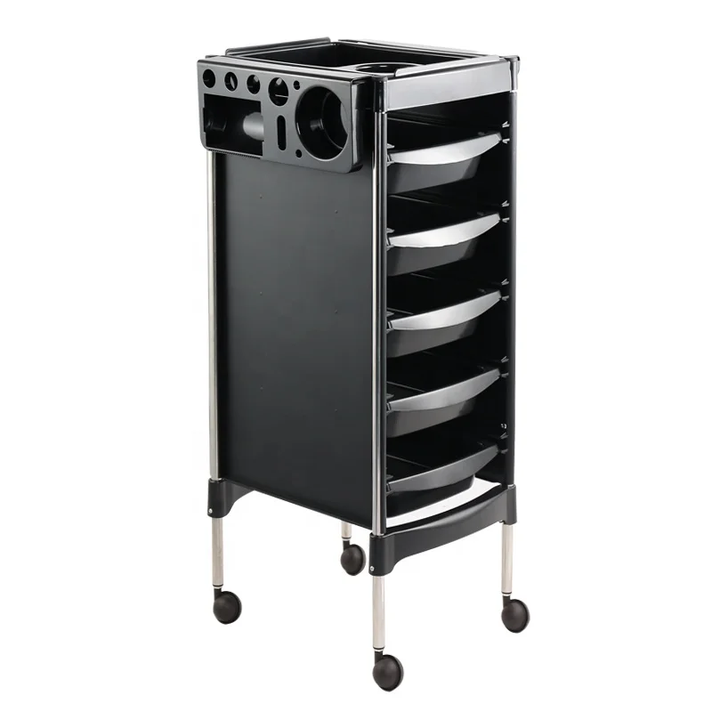 Modern style wholesale luxury high quality barber shop professional salon furniture with storage beauty salon trolleys