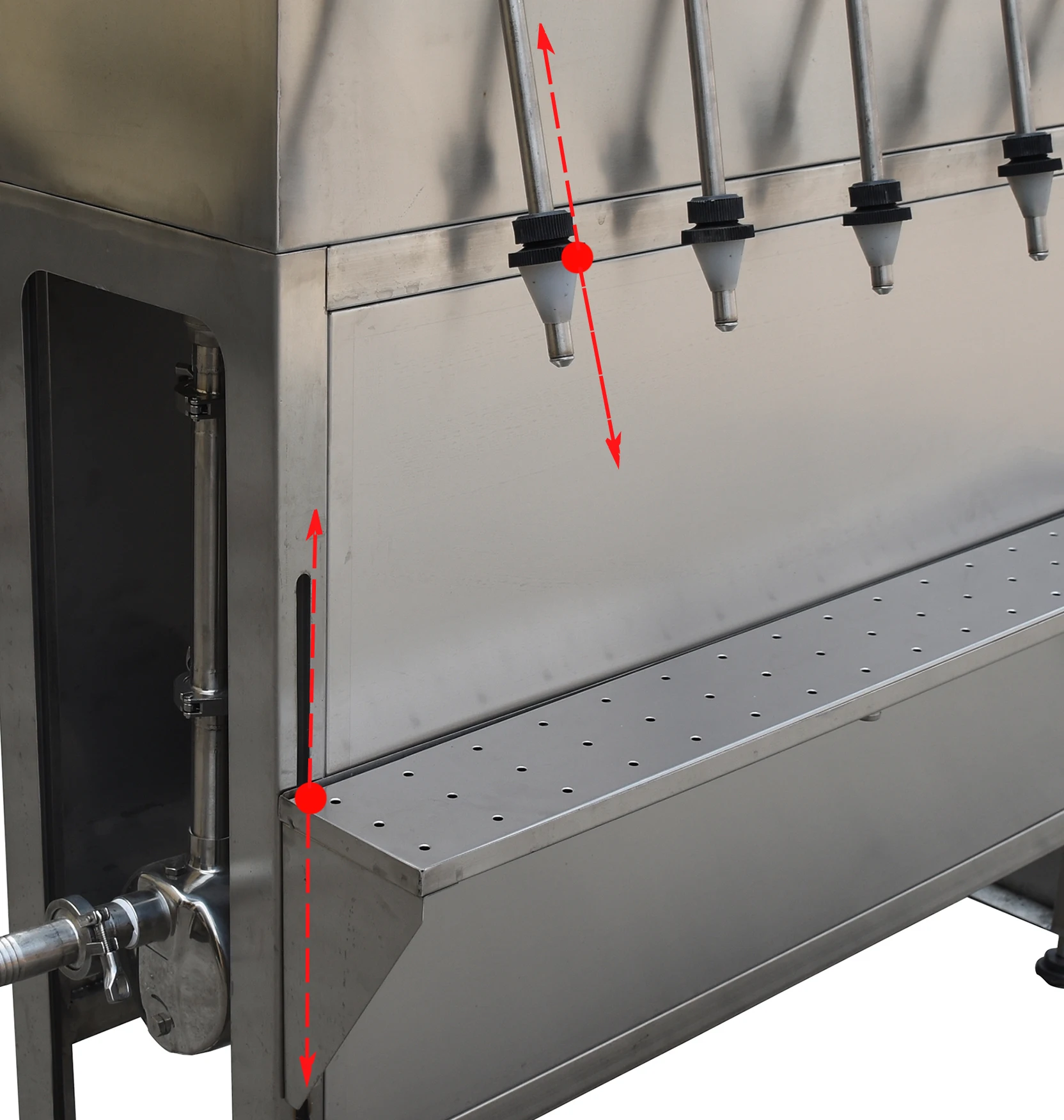 Small scale 6/4/2 heads  PET GLASS PLASTIC siphon bottle liquid filler with pump