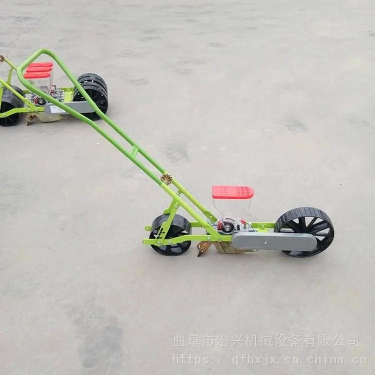 Farm garden small tool Hand-held tomato seeder machine onion seed planter by Cow pulling