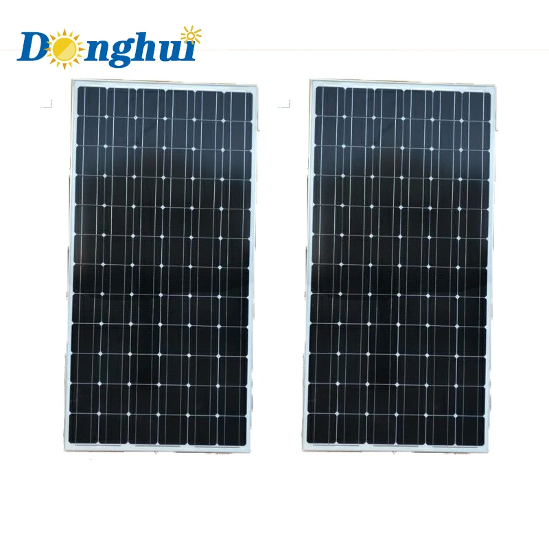 Donghui high quality 200w solar panel price in dubai monocrystalline 200 watt solar panel