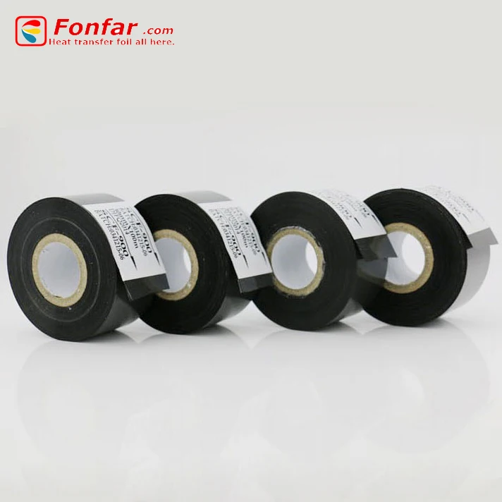 China Supply LC1 Expiry Date Printing Hot Stamping Foil Roll Black Code Date Ribbon for Color Printer with Low Price