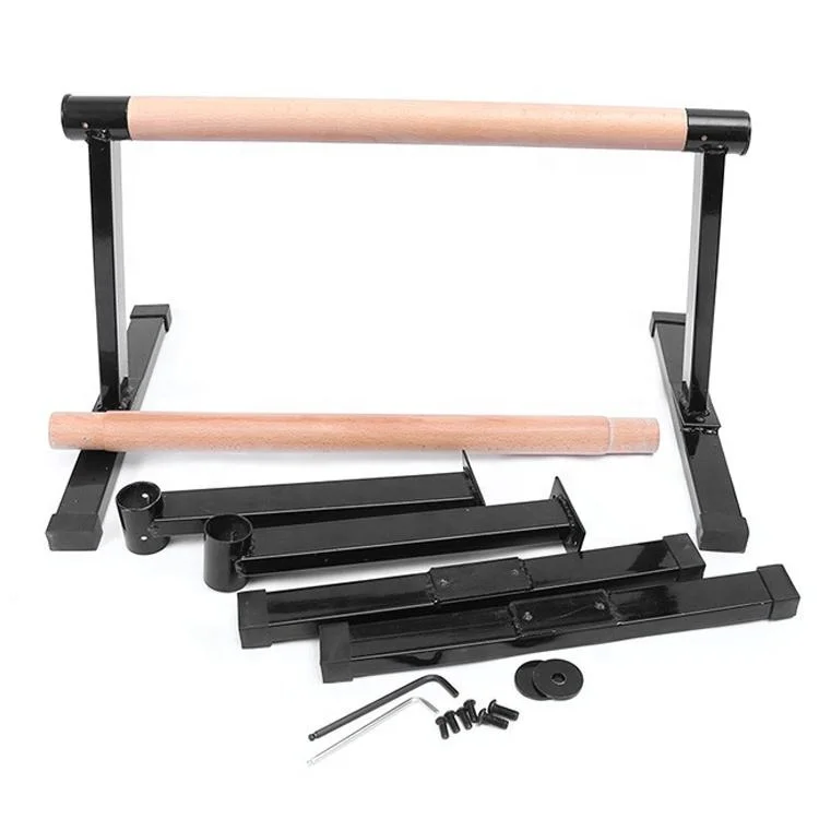 Hot Selling Wood Anti-slip  Push Up Bars Parallettes Bars Handstand Bars For Calisthenics Fitness Floor Workouts