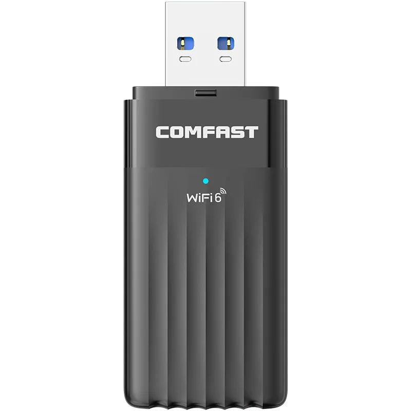 COMFAST CF-970AX AX3000 RTL8832CU 2dBi антенна USB3.0 Двухдиапазонная сетевая карта WiFi6 MiNi Free Ddrive WiFi адаптер для ноутбука