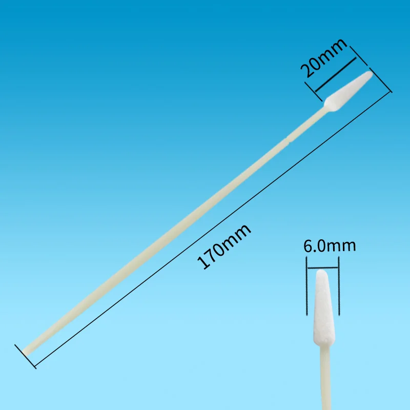 Nylon Flocked Women Cervical Dry Sampling Female Specimen Collection Hpv Swab
