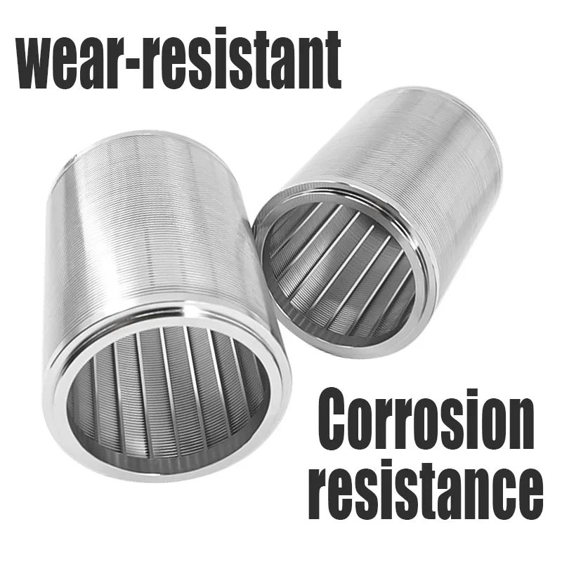 LIANDA Customized 304 316l Stainless Steel Johnson Well screen Pipe Johnson Tube Wedge Wire Screen Filter Wedge Wire Filter