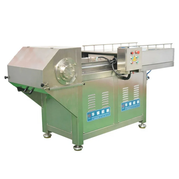 Frozen block fish meat crusher breaker machine frozen pork meat shredder slicer frozen lamb flake cutter