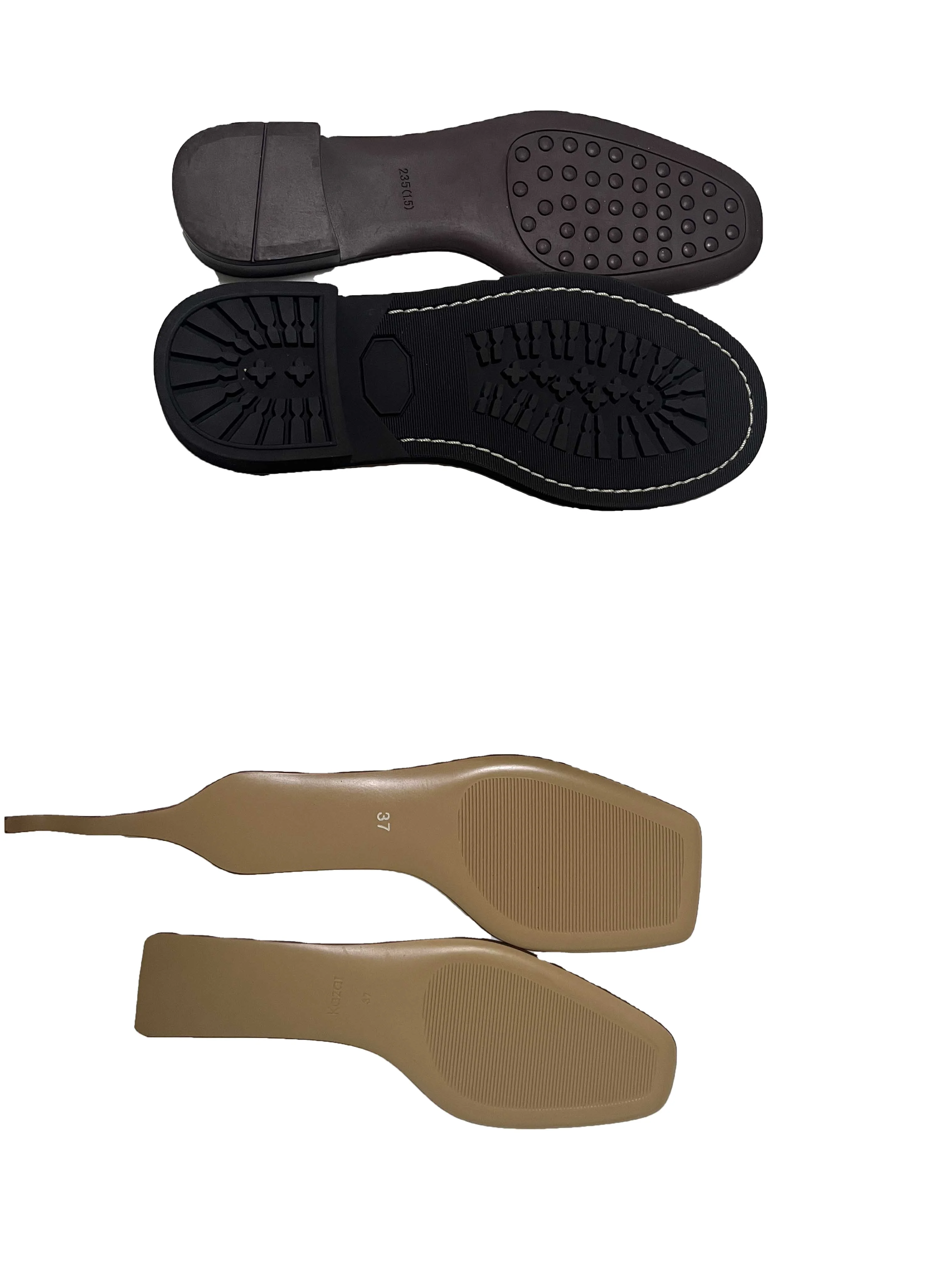 low price Custom Logo modern style Brown sandals soles Footwear Pu Outdoor woman Slides Slippers and sandal