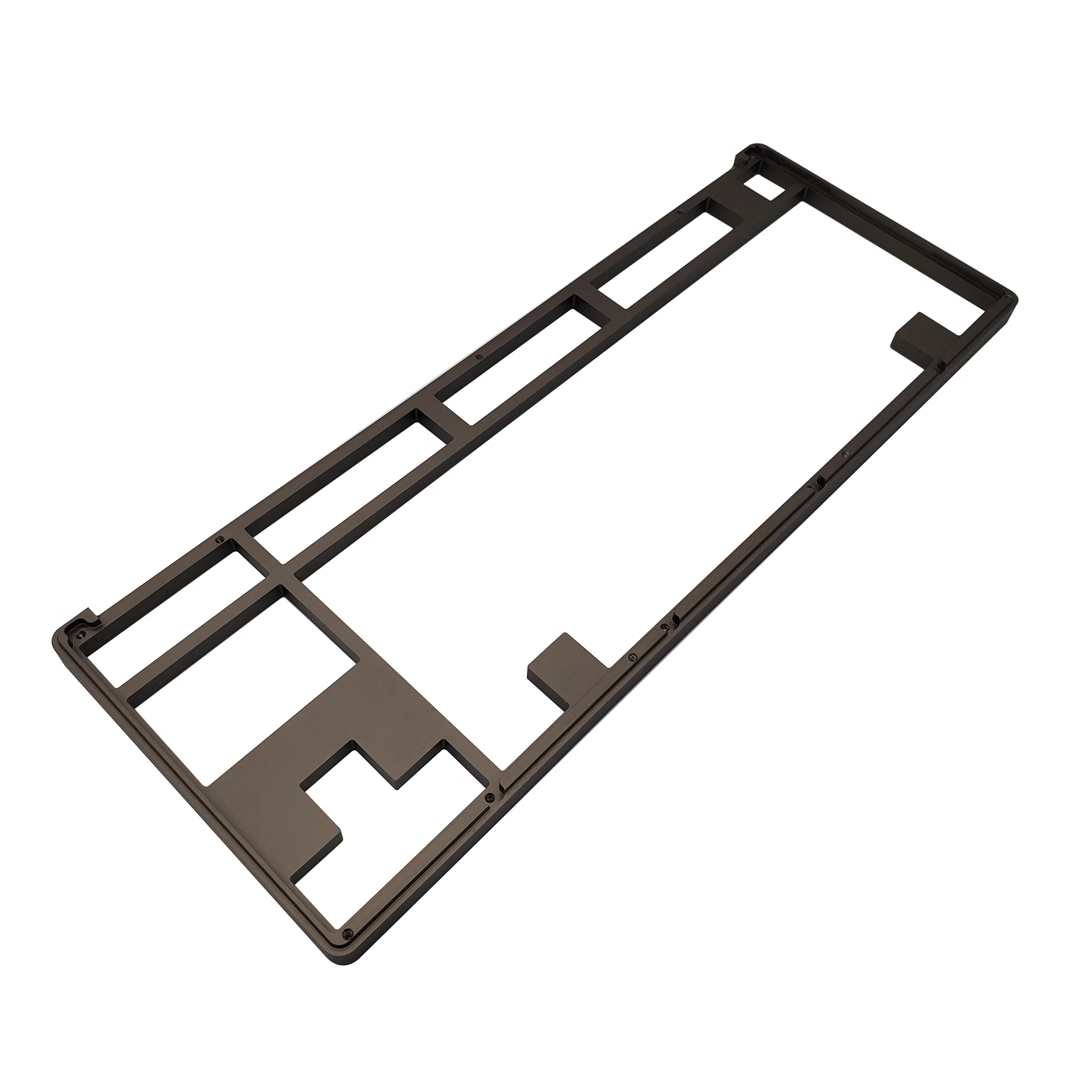 Anode Aluminum Cnc Gaming cutsom Keyboard Mechanical Positioning Plate