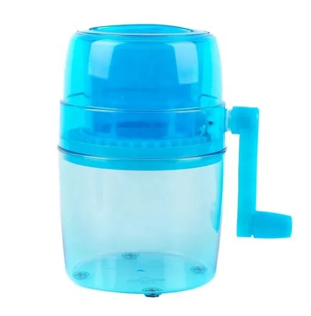 
Portable Home Snow Cone Maker-Hand Crank Manual Ice Machine, Handheld Multi-function Shredding Snow Cone Maker Machine 