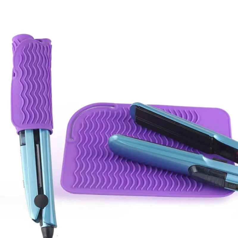 Popular Heat Resistance Silicone Mat Waterproof Curling Iron Storage Silicone Mat