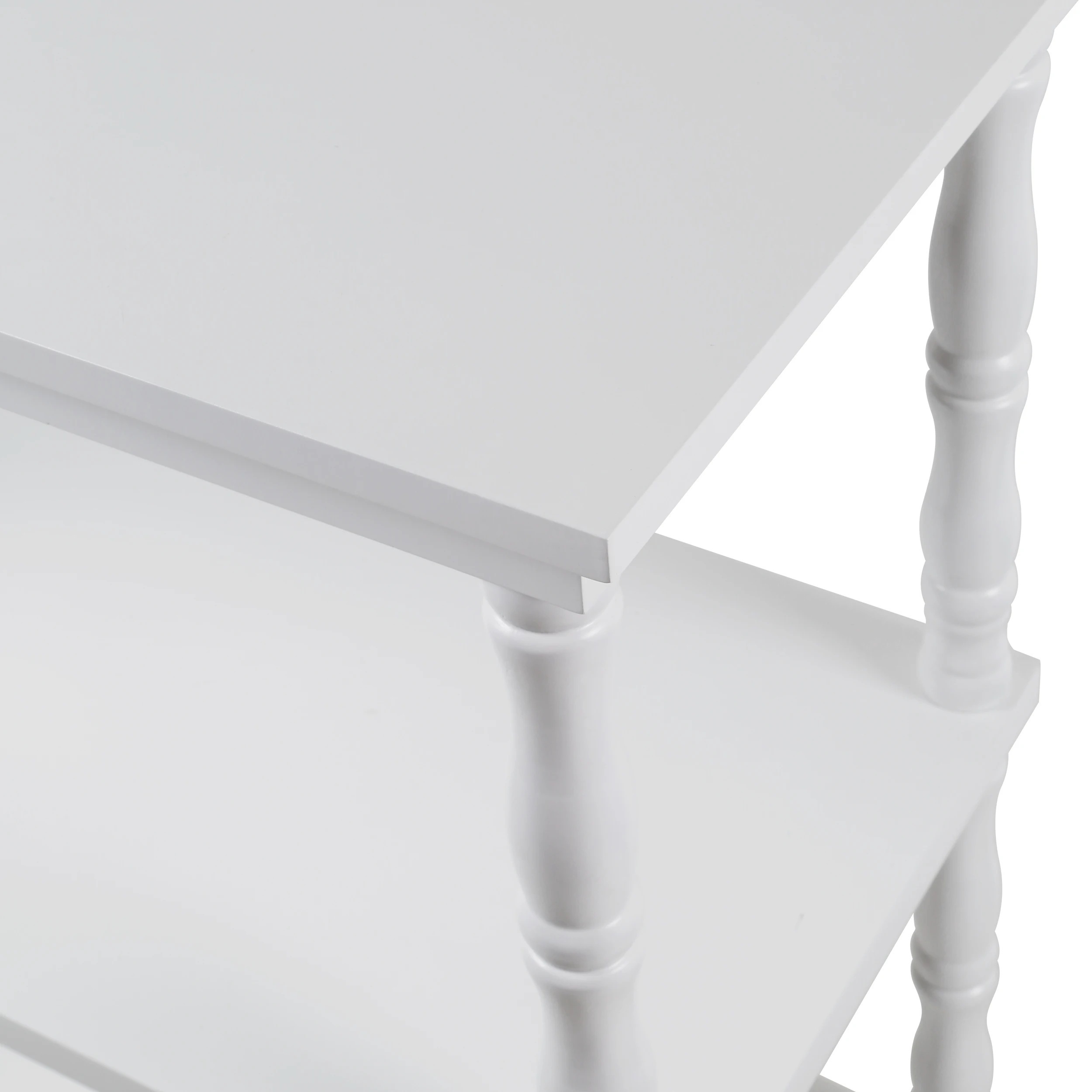 Modern Four-Layer Open Solid Wood Display Stand Furniture Cupboard Dining Sideboard