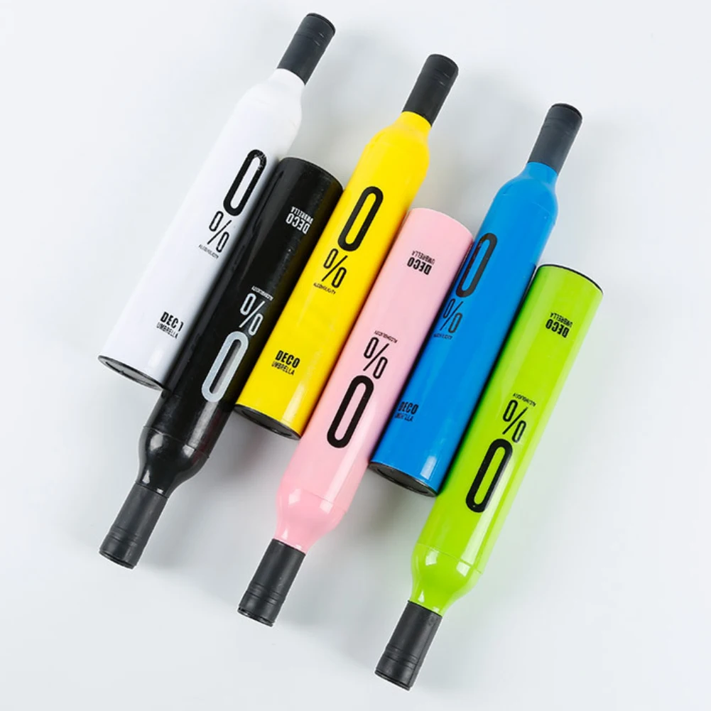 Personalized Customized Logo Gift, Advertising 3 Fold Wine Bottle Umbrella/