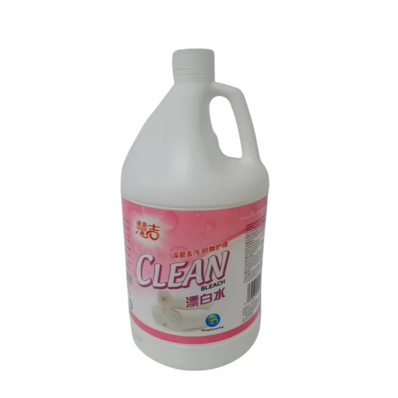 High quality 4L Colored Clothes Whitening Laundry Bleach Liquid Detergent Oxygen Clothes Bleach