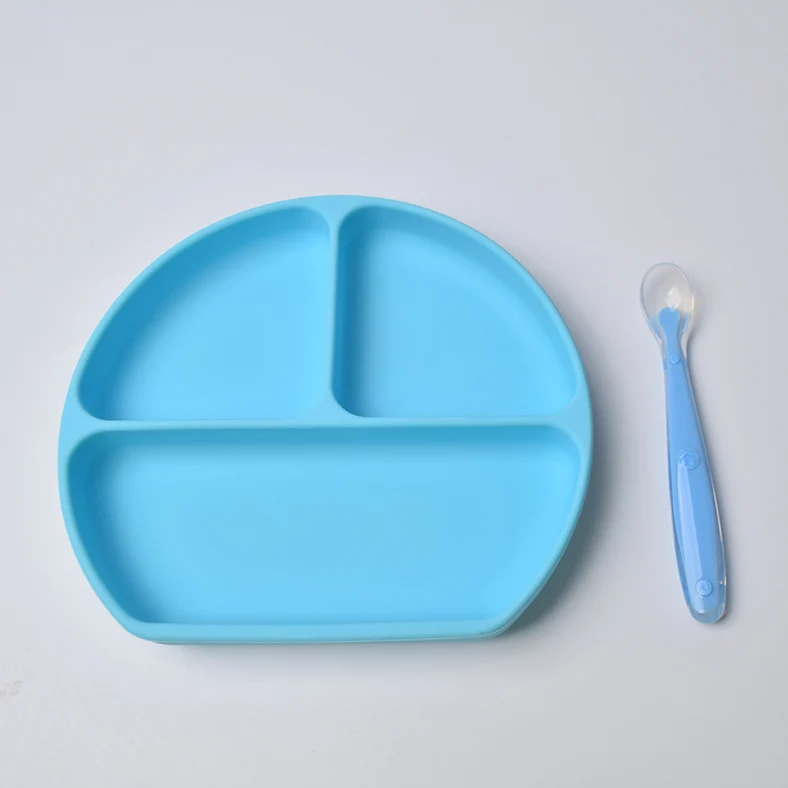 Baby Product Manufacturers Bpa Free Gum-Friendly First Stage Flexible Newborn Baby Feeding Training Silicone Baby Spoon For Kids