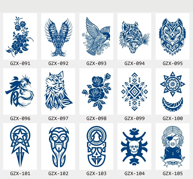 Hot Products Tattoo Sticker Temporary Tattoos Temporary Custom Sticker Arm body face nail tattoo sticker