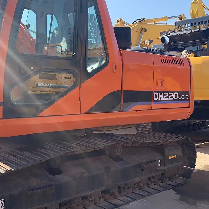 Оригинальный Корея экскаватор используется 20 тонн Doosan 220 DH220 DH220LC-7 гусеничный для продажи