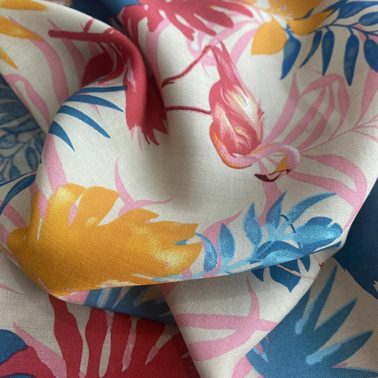 Shaoxing textiles wholesale 2023 high quality 45s 100% rayon 95gsm viscose/rayon  fabric for clothing