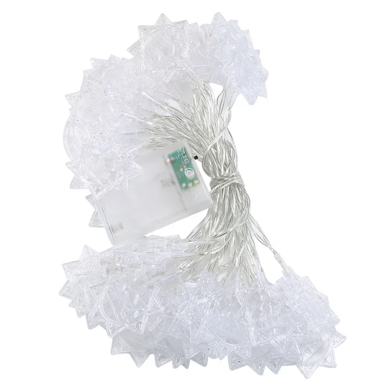 Moon Star String Lights led Decoration Middle East Festival Atmosphere Layout Castle Palace